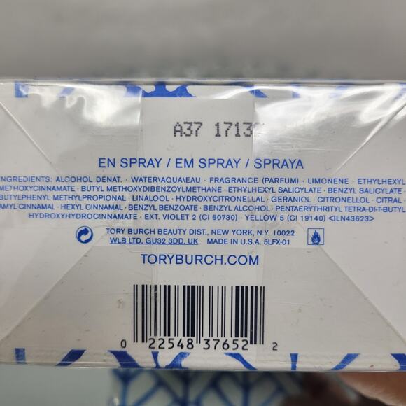 Tory Burch Bel Azur Perfume Womens 3.4 oz Eau de Parfum Spray RARE NEW SEALED - Picture 4 of 5